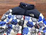 Down Jacket Blue & White 2023