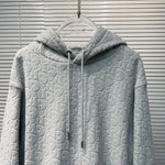 Hoodie Grey Monogram Towel Style 2023