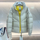 Down Jacket White & Yellow