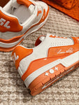 Sneakers White & Orange