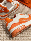 Sneakers White & Orange