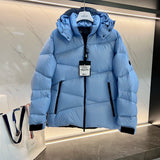 Down Jacket Light Blue & Black 2023