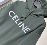 Hoodie Green & Classic Logo 2023