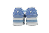 Sneakers Trainer Style Light Blue & White 2024