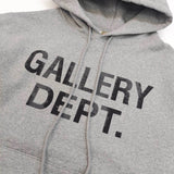 Hoodie Grey & Chest Logo