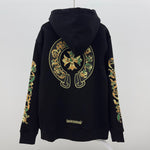 Hoodie Zip-Up Black & Camo Logo 2024