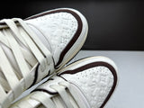 Sneakers White & Brown Details 2024