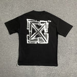 T-Shirt Black & White Marking Pen Style