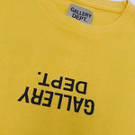 T-Shirt Yellow Upside Down Logo