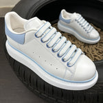 Sneakers White & Light Blue Details 2024