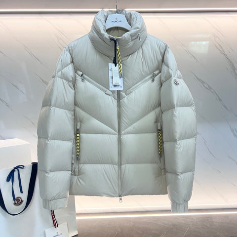 Down Jacket White & Yellow