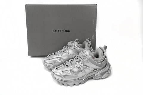 Track Sneakers Silver