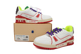 Sneakers White Red & Purple Details 2024