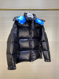 Down Jacket Black & Blue