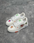 Sneakers White Collab Painting 2023