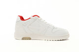 Sneakers White & Red Writing 2023