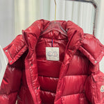 Down Jacket Red & Double Logo Arm