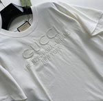 T-Shirt White & White Embroidered Cities 2023