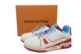 Sneakers White Red & Light Blue Details 2024