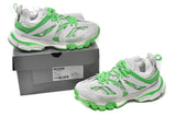 Track Sneakers White & Green