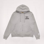 Hoodie Grey Zip-Up 2024