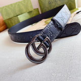 Belt Black Monogram & New Dark Buckle 2024