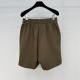 Shorts Mini Embroidered Logo Military Green