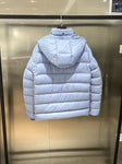 Down Jacket Vertical Logo Light Blue 2023