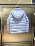 Down Jacket Vertical Logo Light Blue 2023