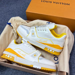 Sneakers White & Yellow Details 2023