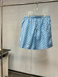 Shorts Light Blue & Monogram 2024