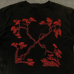 T-Shirt Embroidered Arrows Tree Style 2 Colors