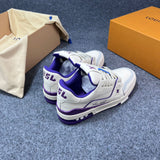 Sneakers White & Purple Details 2023