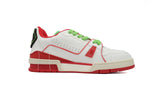 Sneakers White Red & Green Details 2024