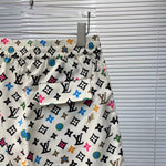 Shorts White & Colorful Monogram 2024