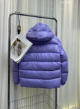 Down Jacket Purple & Double Logo Arm