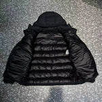 Down Jacket Black & Vertical Logo