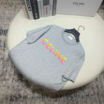 T-Shirt Grey & Colorful Logo