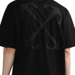 T-Shirt Embroidered Arrows Black on Black 2024