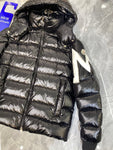 Down Jacket Black & Arm Logo