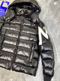 Down Jacket Black & Arm Logo