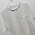 T-Shirt White & Purple Details 2024