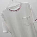 T-Shirt White & Purple Details 2024