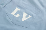 Shirt Light Blue & Pocket Logo