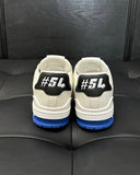 Sneakers White Black & Blue 2024