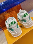 Sneakers White & Green Paint 2023