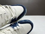 Sneakers White & Blue Squares 2024