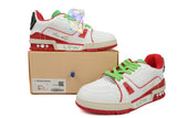 Sneakers White Red & Green Details 2024