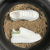 Sneakers White & Green Back 2024