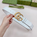 Belt White & Gold Buckle 2024